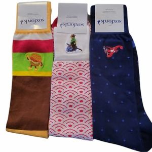 NWT Bundle of 3 Soxfords Novelty Socks for Men